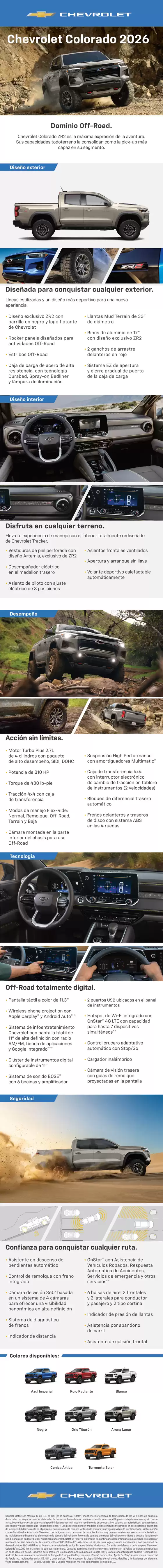 Catálogo Chevrolet en Guanajuato | 2026 colorado catalogo | 2026-04-17T00:00:00.000Z - 2026-05-01T00:00:00.000Z