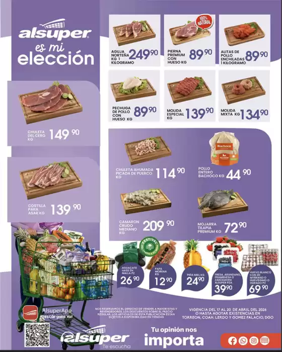 Catálogo Alsuper | Alsuper Laguna | 2026-04-17T00:00:00.000Z - 2026-04-20T00:00:00.000Z
