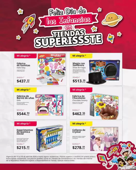 Catálogo SuperISSSTE | Nuevas ofertas para descubrir | 2026-04-15T00:00:00.000Z - 2026-04-30T00:00:00.000Z