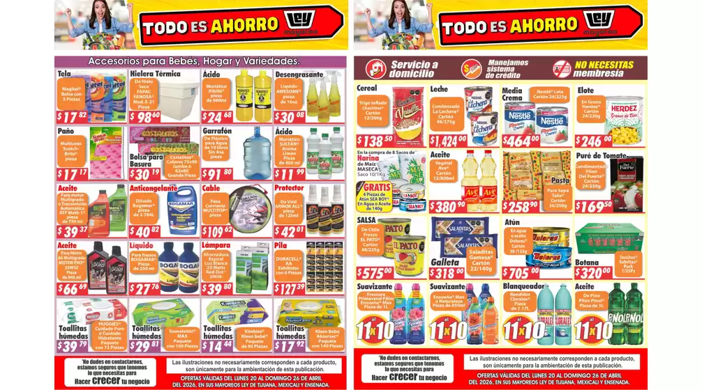 Catálogo Casa Ley | Grandes descuentos en productos seleccionados | 2026-04-20T00:00:00.000Z - 2026-04-26T00:00:00.000Z