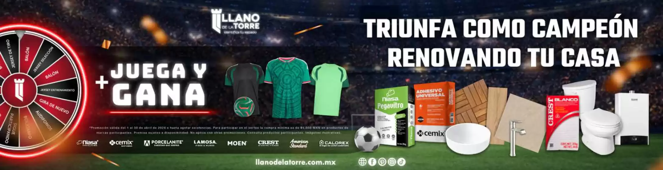 Catálogo Llano de la Torre en Chalco de Díaz Covarrubias | Promo | 2026-04-21T00:00:00.000Z - 2026-04-30T00:00:00.000Z