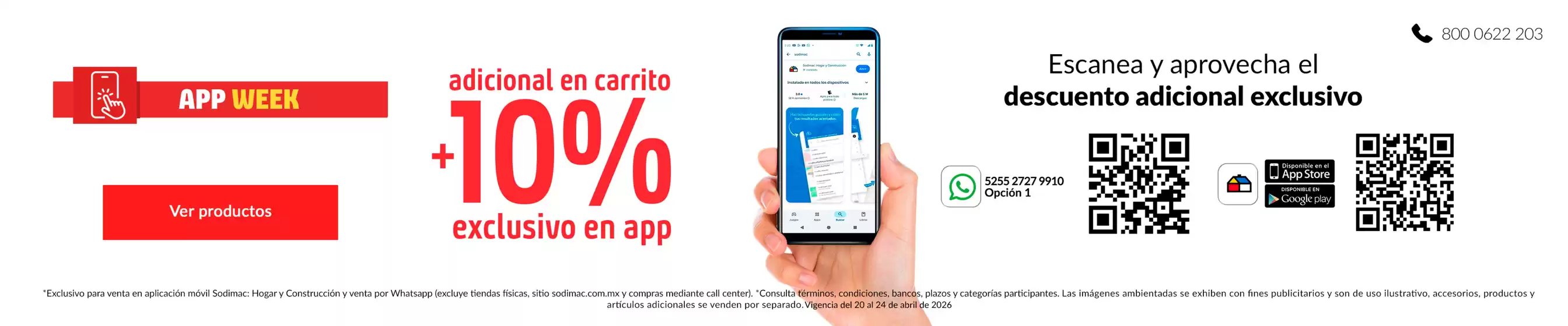 Catálogo Sodimac Homecenter en Monterrey | Ofertas Sodimac Homecenter | 2026-04-20T00:00:00.000Z - 2026-04-24T00:00:00.000Z