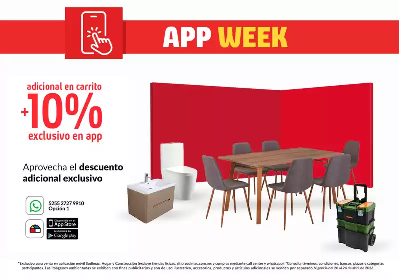 Catálogo Sodimac Homecenter en Monterrey | Nuestras mejores ofertas para ti | 2026-04-20T00:00:00.000Z - 2026-04-24T00:00:00.000Z