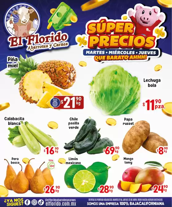 Catálogo El Florido en Nuevo Laredo | SUPER PRECIOS MEXICALI WEB 69 | 2026-04-21T00:00:00.000Z - 2026-04-23T00:00:00.000Z