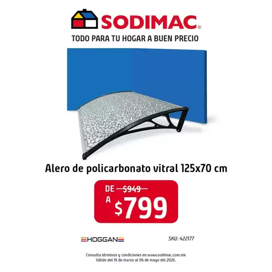 Catálogo Sodimac Constructor en  | Ofertas exclusivas para nuestros clientes | 2026-03-19T00:00:00.000Z - 2026-05-06T00:00:00.000Z
