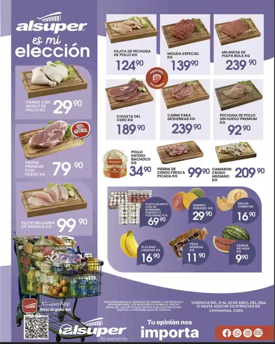 Catálogo Alsuper | Alsuper Chihuahua-ciudad | 2026-04-21T00:00:00.000Z - 2026-04-23T00:00:00.000Z