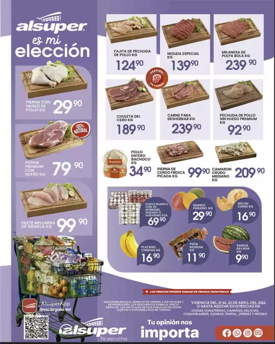 Catálogo Alsuper | Alsuper Chihuahua-estado | 2026-04-21T00:00:00.000Z - 2026-04-23T00:00:00.000Z