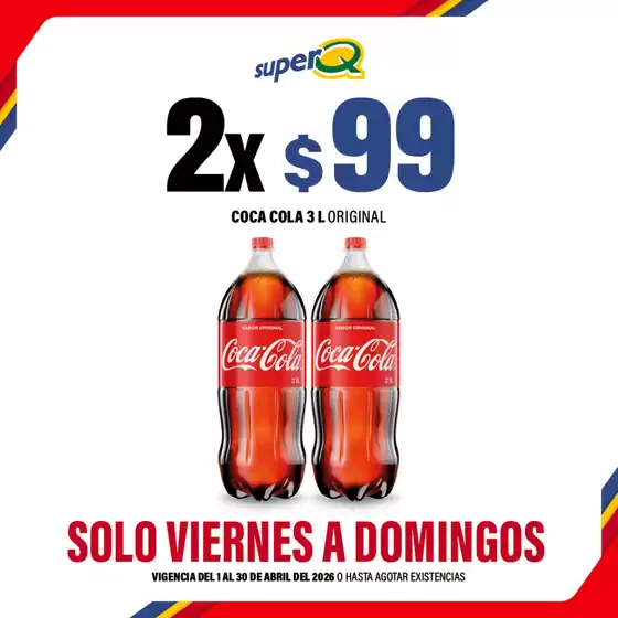 Catálogo Super Q en Tlalixtac de Cabrera | Promos | 2026-04-23T00:00:00.000Z - 2026-04-30T00:00:00.000Z