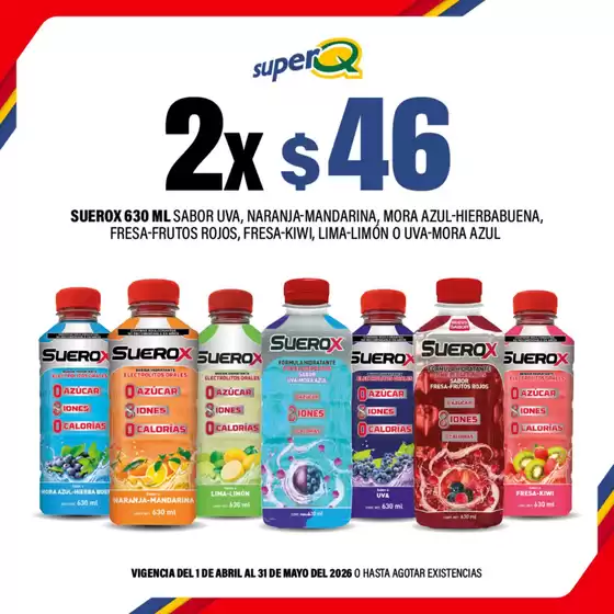 Catálogo Super Q | Promociones actuales | 2026-04-01T00:00:00.000Z - 2026-05-31T00:00:00.000Z