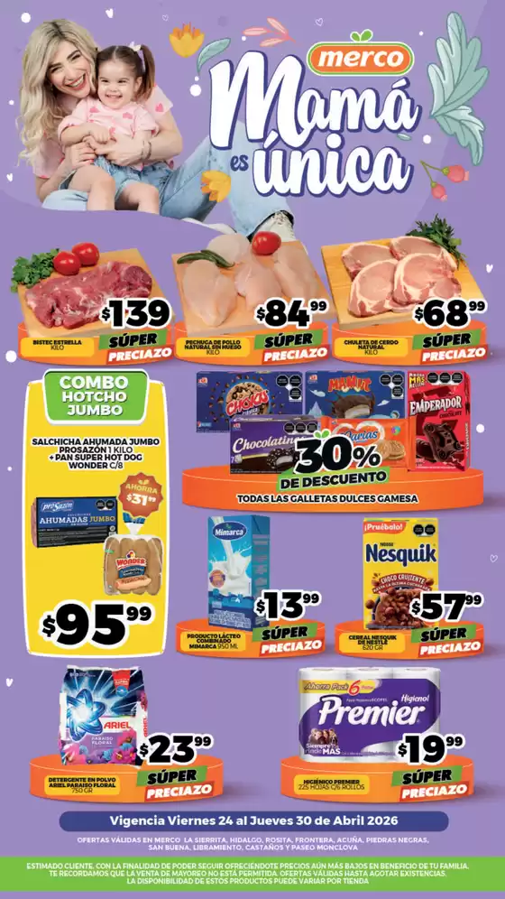 Catálogo Merco | Folleto semanal del 24 al 30 de Abril MVA | 2026-04-24T00:00:00.000Z - 2026-04-30T00:00:00.000Z
