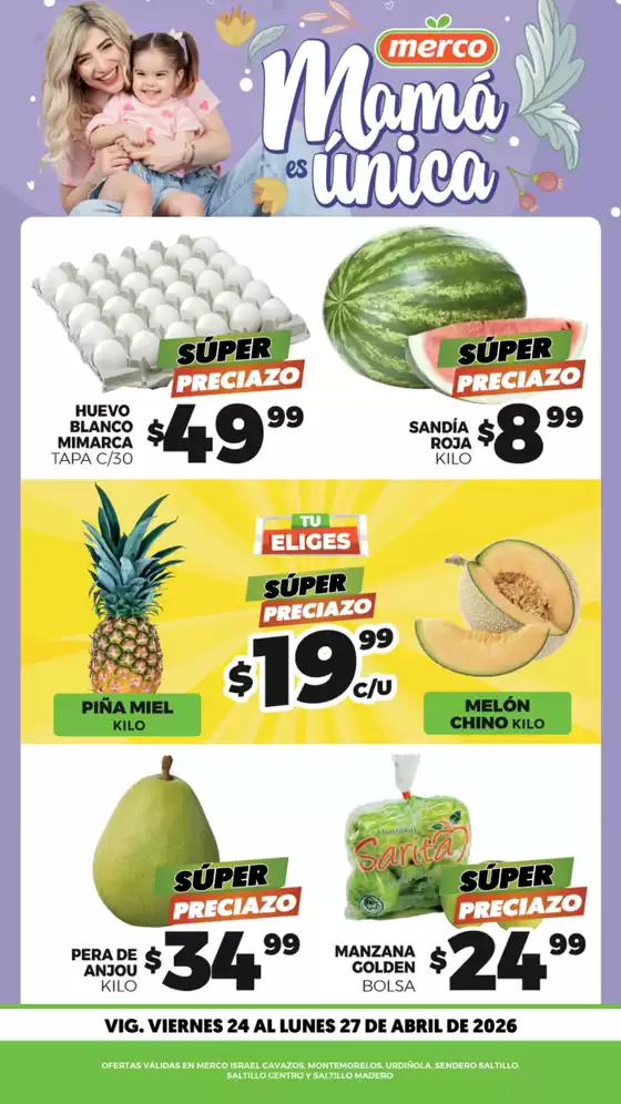 Catálogo Merco | Frutas y Verduras 24 al 27 de Abril ENFOQUE | 2026-04-24T00:00:00.000Z - 2026-04-27T00:00:00.000Z