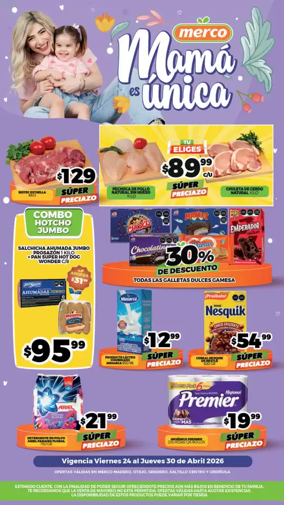 Catálogo Merco | Folleto semanal del 24 al 30 de Abril ENFOQUE | 2026-04-24T00:00:00.000Z - 2026-04-30T00:00:00.000Z