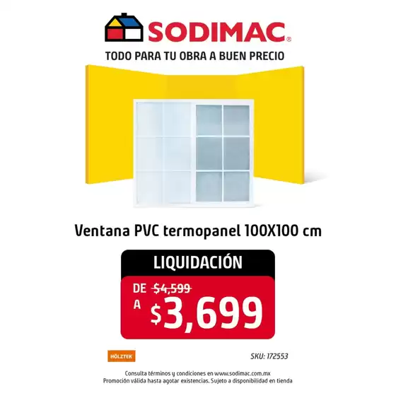 Catálogo Sodimac Constructor en Tenango de Arista | Gran variedad de ofertas | 2026-04-24T00:00:00.000Z - 2026-04-30T00:00:00.000Z