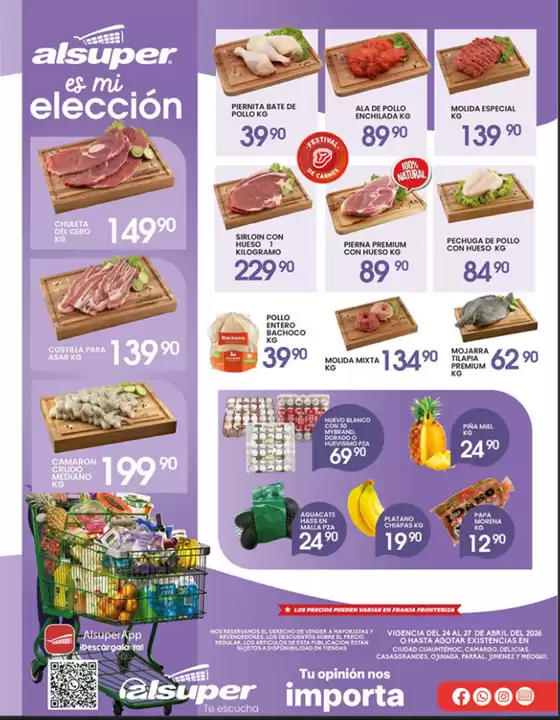 Catálogo Alsuper | Alsuper Chihuahua-estado | 2026-04-24T00:00:00.000Z - 2026-04-27T00:00:00.000Z