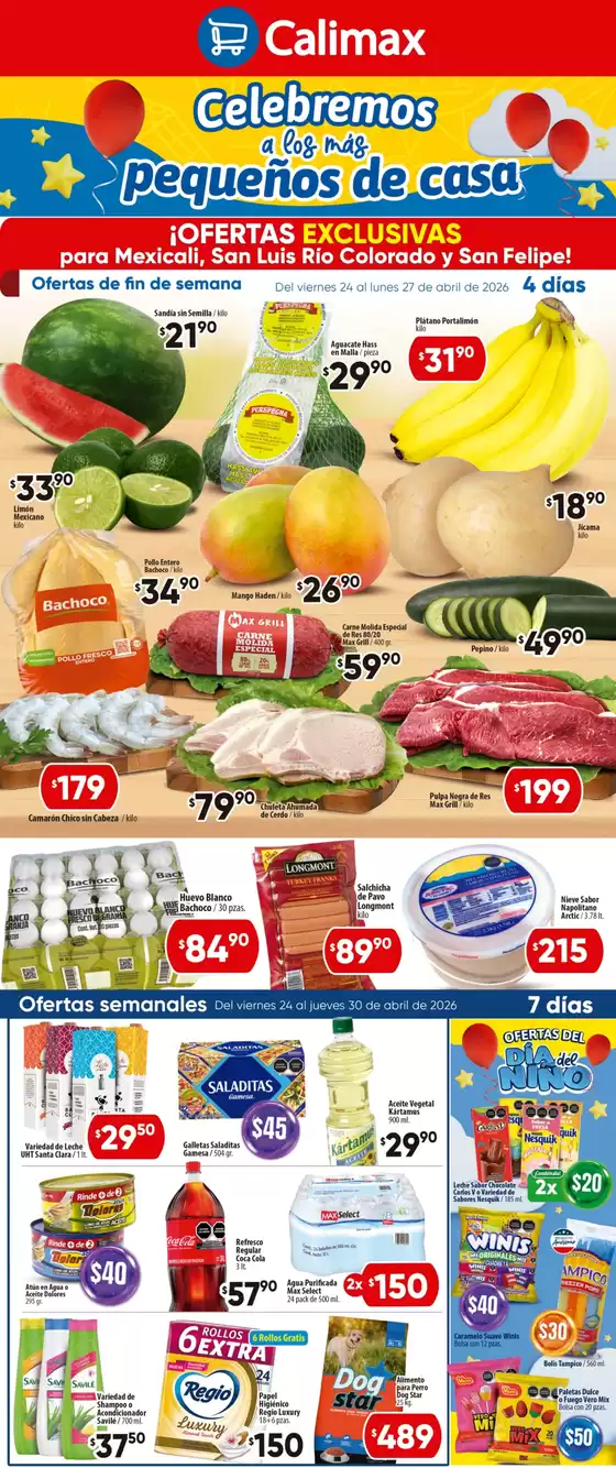 Catálogo Calimax | Ofertas y promociones actuales | 2026-04-24T00:00:00.000Z - 2026-04-30T00:00:00.000Z