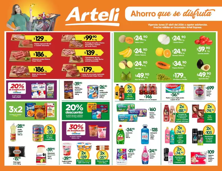 Catálogo Arteli en Chilpancingo de los Bravo | Ofertas Arteli | 2026-04-27T00:00:00.000Z - 2026-04-27T00:00:00.000Z