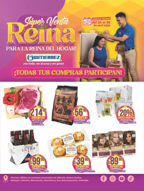 Catálogo Super Gutierrez | Nuestras mejores ofertas para ti | 2026-04-24T00:00:00.000Z - 2026-04-30T00:00:00.000Z