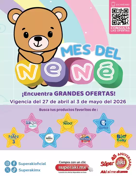 Catálogo Súper Aki | MES DEL NENE 27 DE ABRIL 3 DE MAYO DEL 2026 compressed | 2026-04-27T00:00:00.000Z - 2026-05-03T00:00:00.000Z