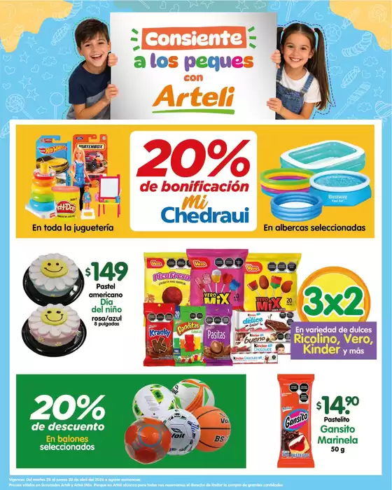Catálogo Arteli express en Cuauhtémoc (CDMX) | Ofertas principales para ahorradores | 2026-04-28T00:00:00.000Z - 2026-04-30T00:00:00.000Z