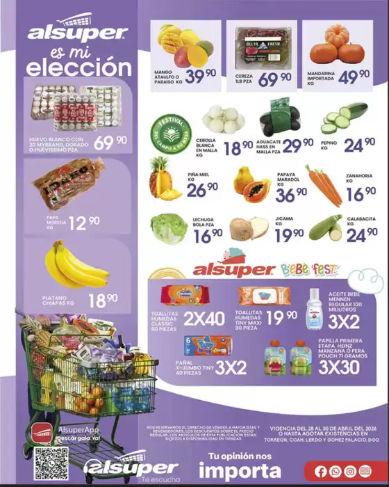 Catálogo Alsuper | Alsuper Laguna | 2026-04-28T00:00:00.000Z - 2026-04-30T00:00:00.000Z