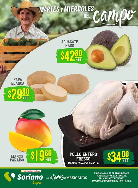 Catálogo Soriana Súper | Ofertas exclusivas para nuestros clientes | 2026-04-28T00:00:00.000Z - 2026-04-29T00:00:00.000Z