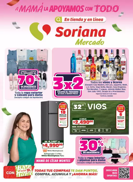 Catálogo Soriana Mercado en Puerto Escondido (Tepeolulco Puerto Escondido) | Ofertas principales para todos los clientes | 2026-04-30T00:00:00.000Z - 2026-05-05T00:00:00.000Z