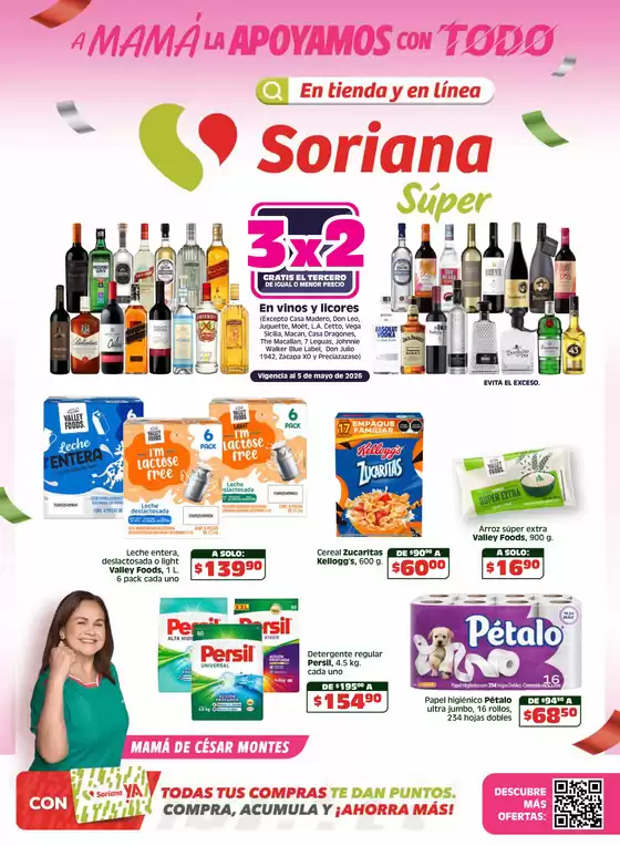 Catálogo Soriana Súper | Nuevas ofertas para descubrir | 2026-04-30T00:00:00.000Z - 2026-05-05T00:00:00.000Z