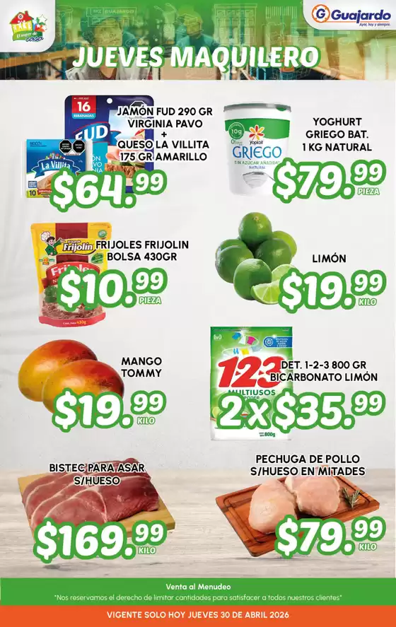 Catálogo Guajardo | Gangas y ofertas actuales | 2026-04-30T00:00:00.000Z - 2026-04-30T00:00:00.000Z