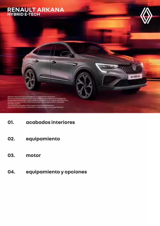 Catálogo Renault en San Andrés Cholula | Catalogo tecnico Arkana Noviembre 2025 | 2026-04-30T00:00:00.000Z - 2026-05-14T00:00:00.000Z