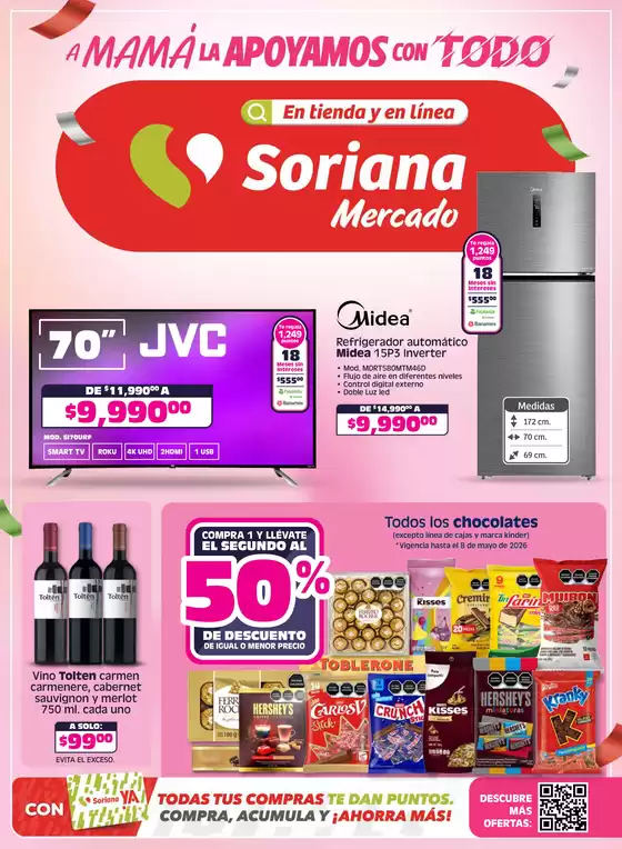 Catálogo Soriana Express | Ofertas principales y descuentos | 2026-05-01T00:00:00.000Z - 2026-05-08T00:00:00.000Z