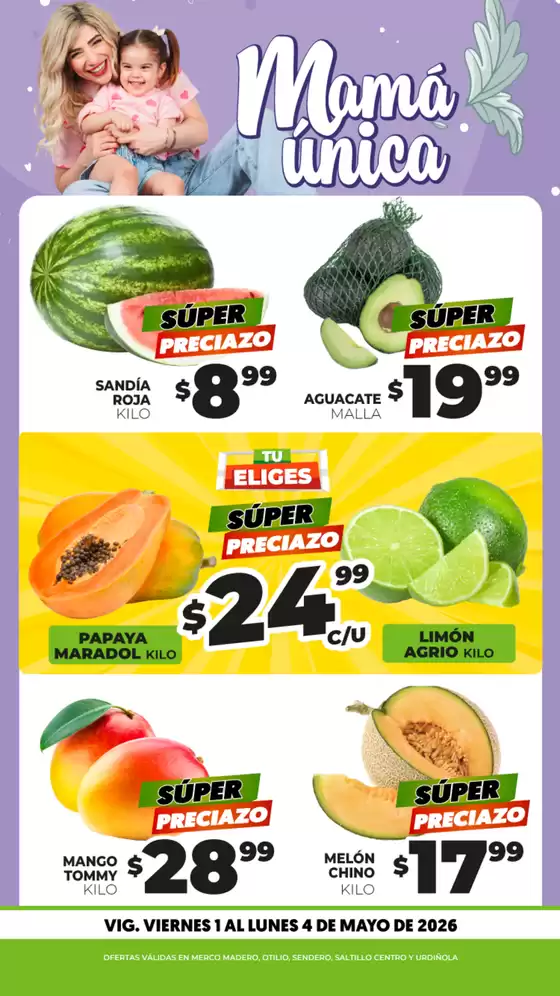 Catálogo Merco | Frutas y Verduras 1 al 4 de Mayo ENFOQUE | 2026-05-01T00:00:00.000Z - 2026-05-04T00:00:00.000Z