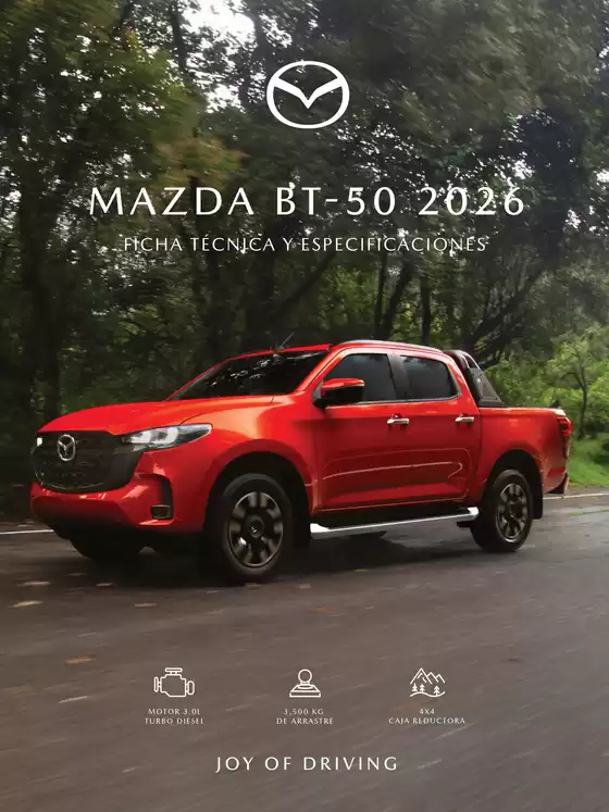 Catálogo Mazda en Zacatelco | Ficha tecnica mazda bt 50 2025 | 2026-05-04T00:00:00.000Z - 2026-05-18T00:00:00.000Z