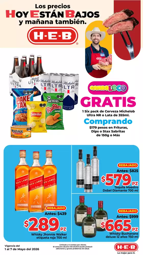 Catálogo HEB | Hoy los precios están bajos y mañana también | 2026-05-01T00:00:00.000Z - 2026-05-07T00:00:00.000Z
