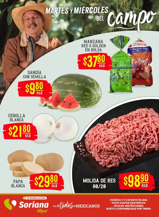 Catálogo Soriana Híper en Los Olvera | Gangas exclusivas | 2026-05-05T00:00:00.000Z - 2026-05-06T00:00:00.000Z