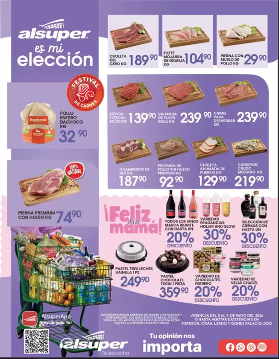 Catálogo Alsuper | Alsuper Laguna | 2026-05-05T00:00:00.000Z - 2026-05-07T00:00:00.000Z