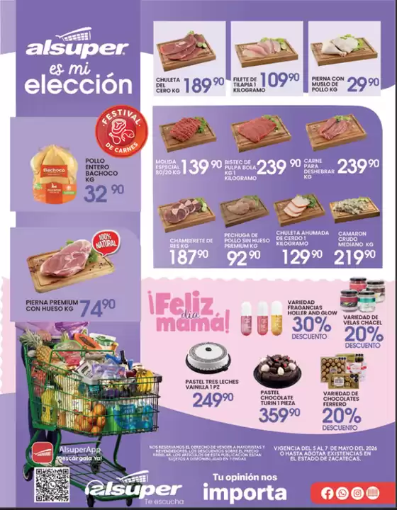 Catálogo Alsuper | Alsuper Zacatecas | 2026-05-05T00:00:00.000Z - 2026-05-07T00:00:00.000Z