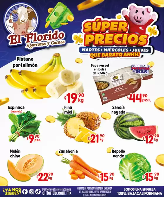 Catálogo El Florido en Ocuiltzapotlán | SUPER PRECIOS ENSENADA WEB 67 | 2026-05-06T00:00:00.000Z - 2026-05-07T00:00:00.000Z