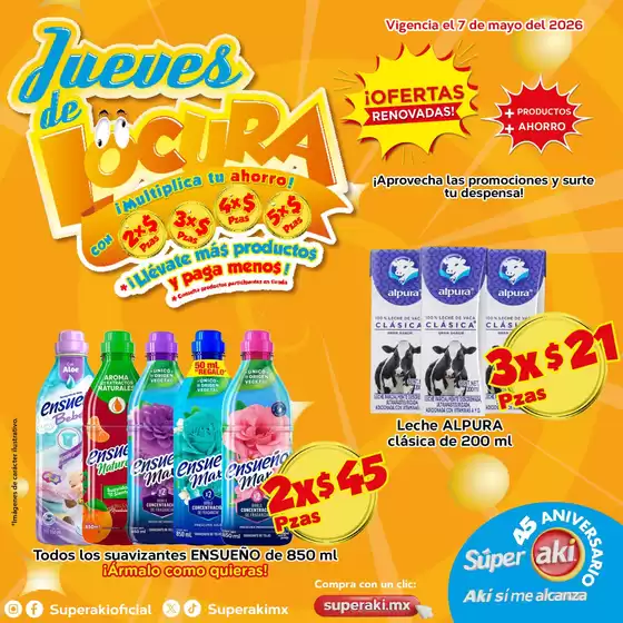 Catálogo Súper Aki | Ofertas Súper Aki | 2026-05-07T00:00:00.000Z - 2026-05-07T00:00:00.000Z