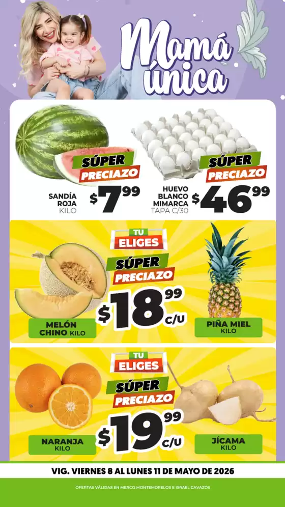 Catálogo Merco en San Marcos Huixtoco | Frutas y Verduras 8 al 11 de Mayo ENFOQUE | 2026-05-08T00:00:00.000Z - 2026-05-11T00:00:00.000Z
