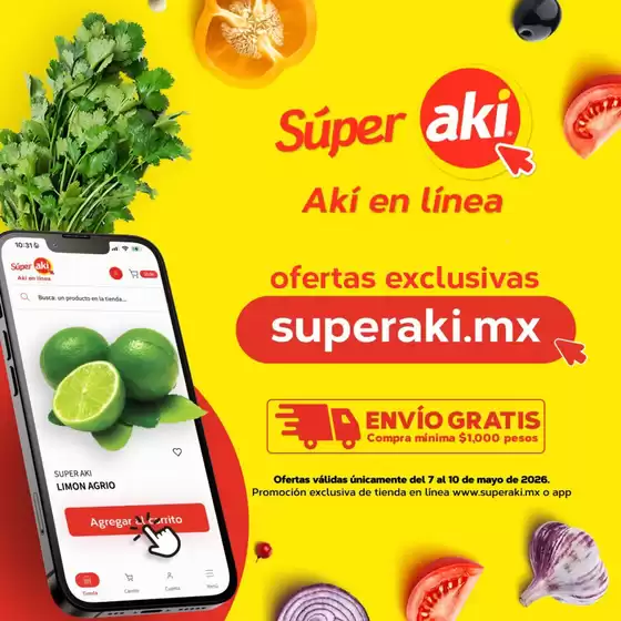 Catálogo Súper Aki | Ofertas principales para todos los clientes | 2026-05-07T00:00:00.000Z - 2026-05-10T00:00:00.000Z