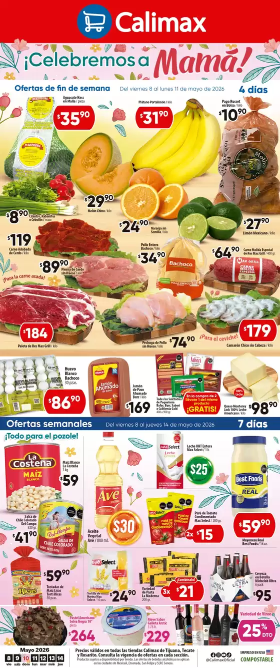 Catálogo Calimax en Monterrey | Ofertas Calimax | 2026-05-08T00:00:00.000Z - 2026-05-14T00:00:00.000Z