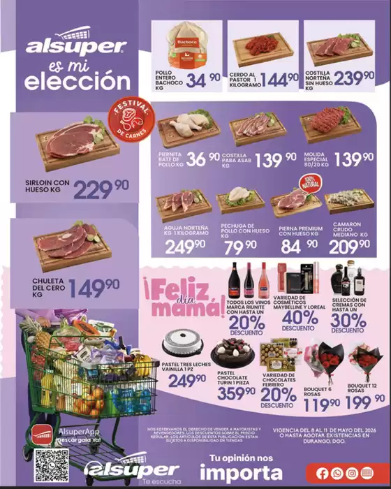 Catálogo Alsuper en Monterrey | Alsuper Durango | 2026-05-06T00:00:00.000Z - 2026-05-11T00:00:00.000Z