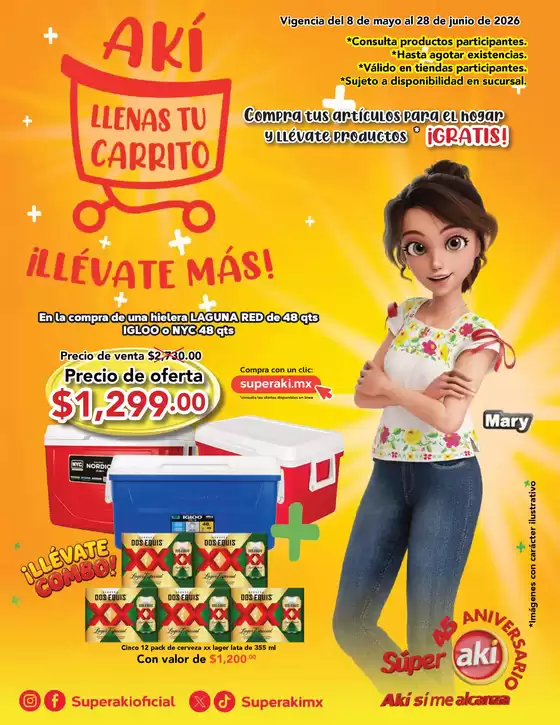 Catálogo Súper Aki | Ofertas principales para todos los clientes | 2026-05-08T00:00:00.000Z - 2026-06-28T00:00:00.000Z