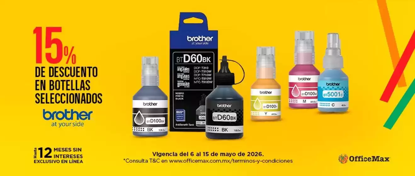 Catálogo OfficeMax | Ofertas principales para ahorradores | 2026-05-06T00:00:00.000Z - 2026-05-15T00:00:00.000Z