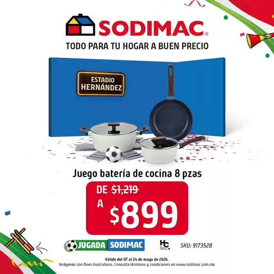 Catálogo Sodimac Constructor en Nápoles | Grandes descuentos en productos seleccionados | 2026-05-07T00:00:00.000Z - 2026-05-24T00:00:00.000Z