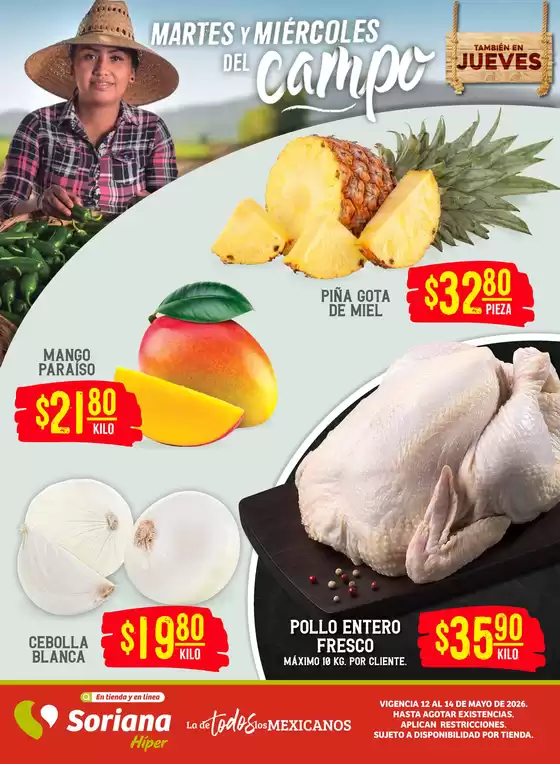 Catálogo Soriana Híper | Descubre ofertas atractivas | 2026-05-12T00:00:00.000Z - 2026-05-14T00:00:00.000Z