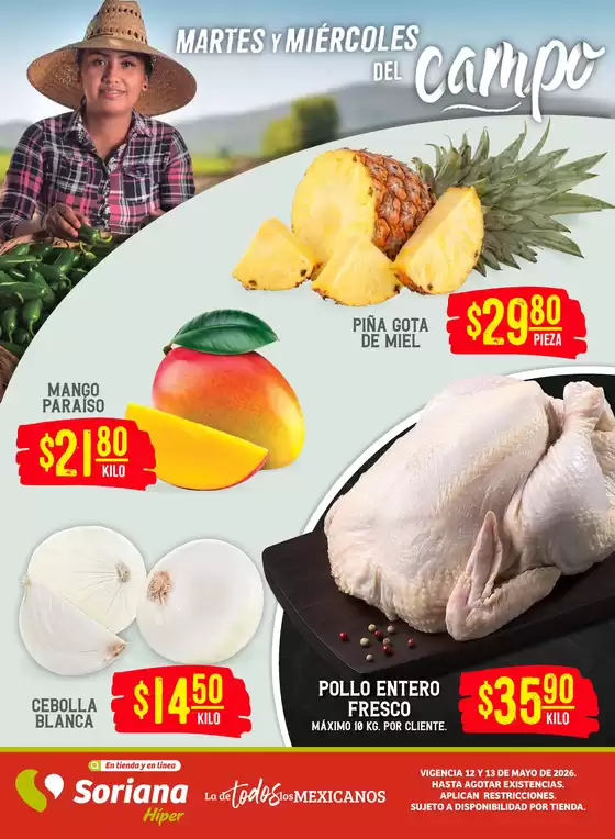 Catálogo Soriana Híper | Ofertas principales para todos los clientes | 2026-05-12T00:00:00.000Z - 2026-05-13T00:00:00.000Z