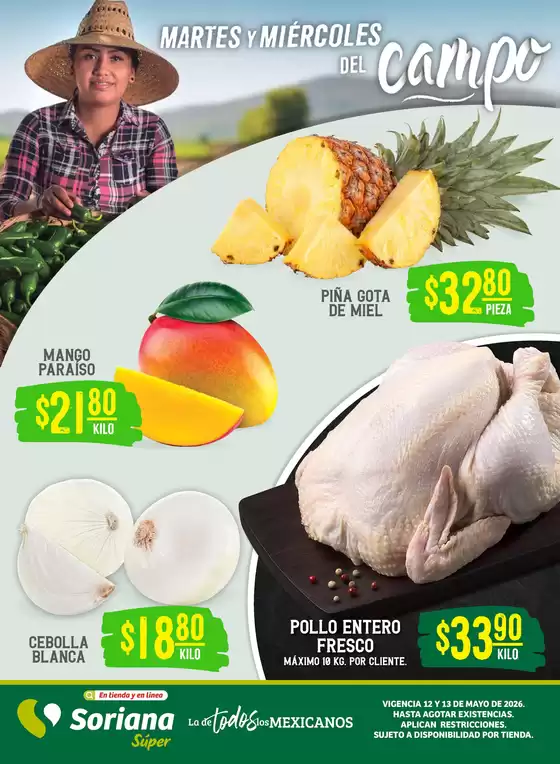 Catálogo Soriana Súper en Chiapa (Colima) | Ahorra ahora con nuestras ofertas | 2026-05-12T00:00:00.000Z - 2026-05-13T00:00:00.000Z
