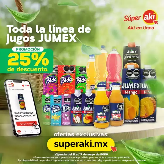 Catálogo Súper Aki | Ofertas Súper Aki | 2026-05-11T00:00:00.000Z - 2026-05-17T00:00:00.000Z