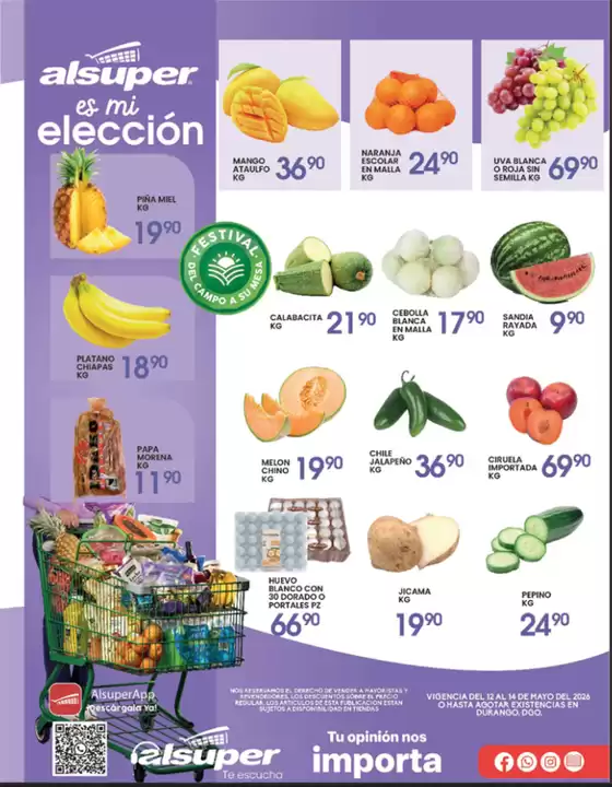 Catálogo Alsuper | Alsuper Durango | 2026-05-12T00:00:00.000Z - 2026-05-14T00:00:00.000Z